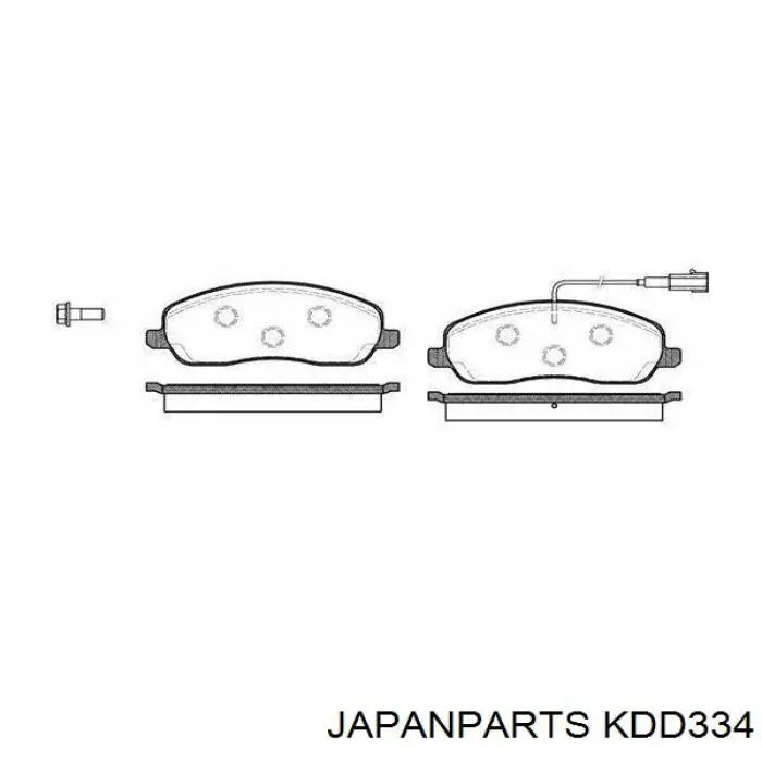 Comprar KDD334 Japan Parts Kit de correa de distribución