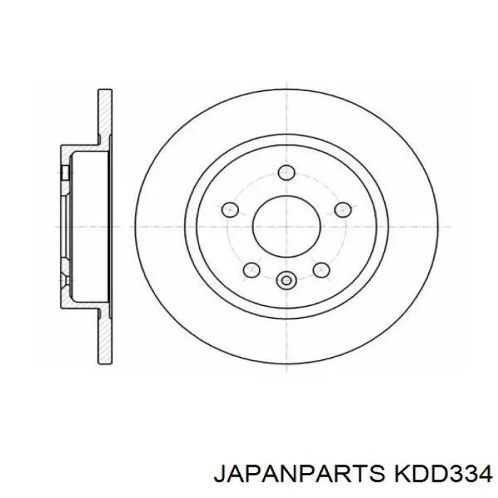 Kit de distribución KDD334 Japan Parts
