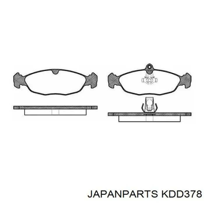 Juego de correas dentadas Japan Parts KDD378 precio, desde 106,40 EUR