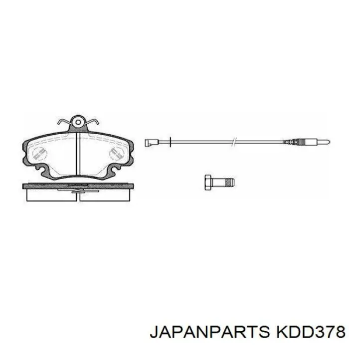 Comprar KDD378 Japan Parts Kit de correa de distribución