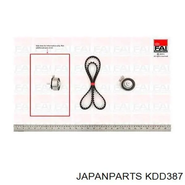 Juego de correas dentadas Japan Parts KDD387 precio, desde 154,00 EUR