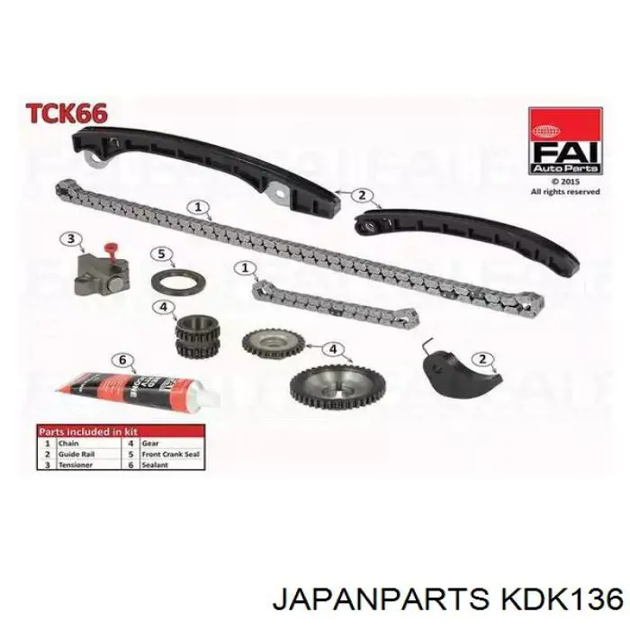 Kit de cadena de distribución BGA TC6305FK precio, desde 176,84 EUR