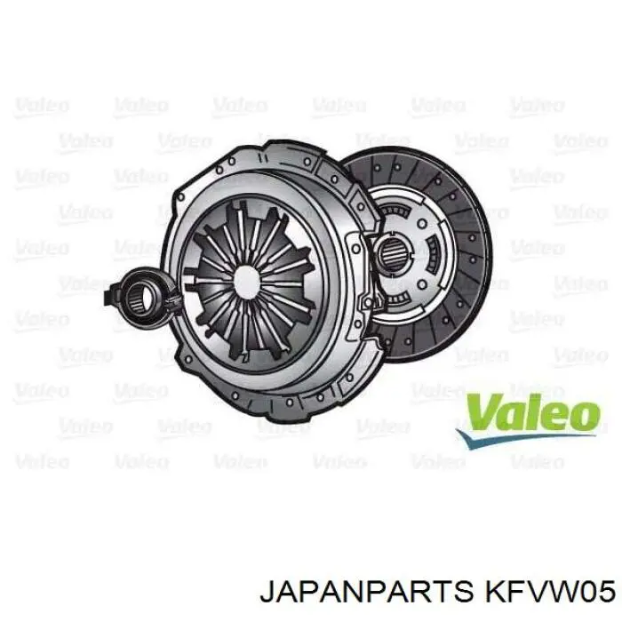 KFVW05 Japan Parts kit de embrague (3 partes)