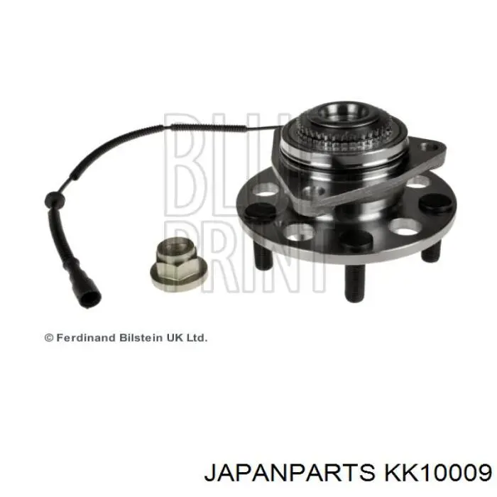 Buje de rueda delantero KK10009 Japan Parts