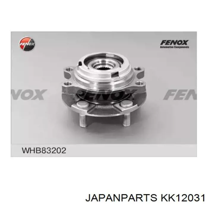 KK12031 Japan Parts cubo de rueda delantero
