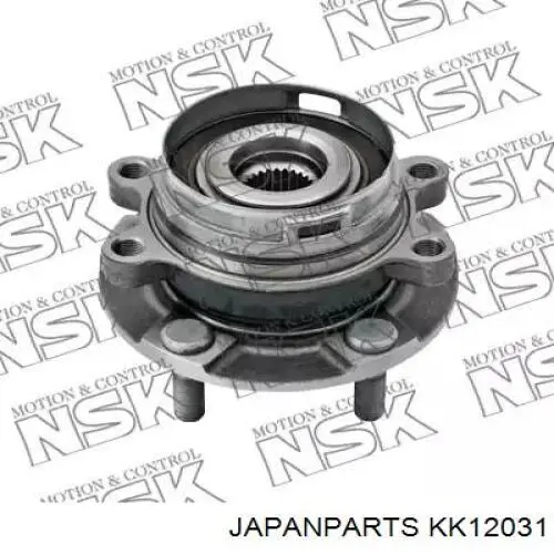 Buje de rueda delantero KK12031 Japan Parts