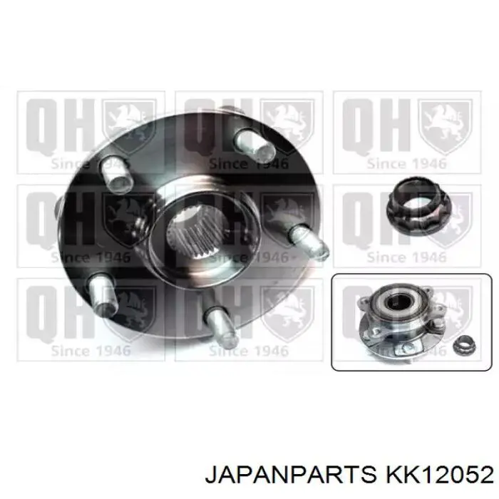 Buje de rueda delantero KK12052 Japan Parts