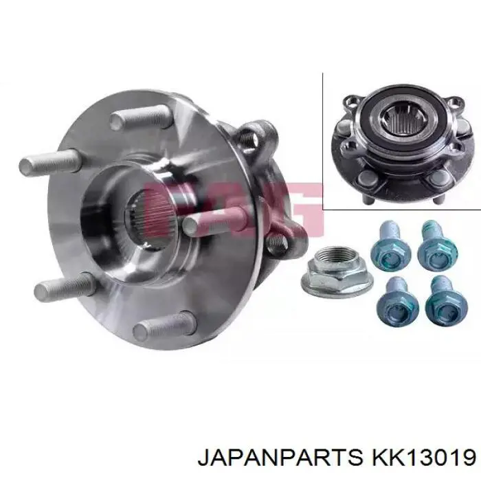 Buje de rueda delantero Japan Parts KK13019 precio, desde 169,58 EUR