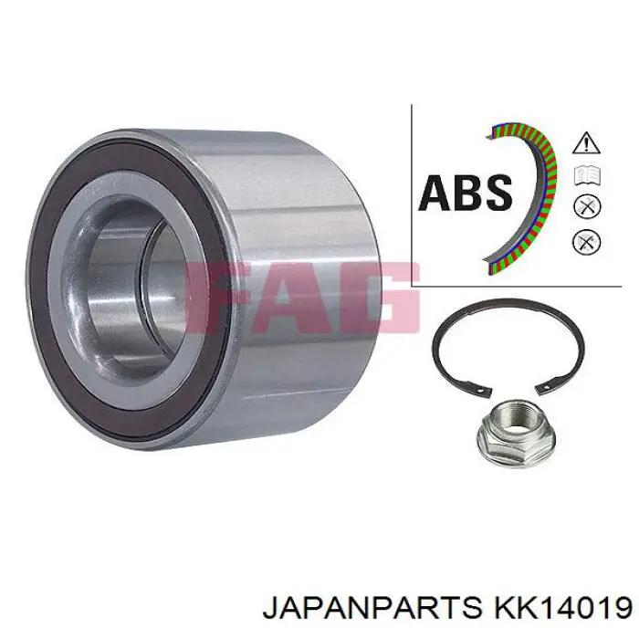 Cojinete de rueda delantero Japan Parts KK14019 precio, desde 38,07 EUR