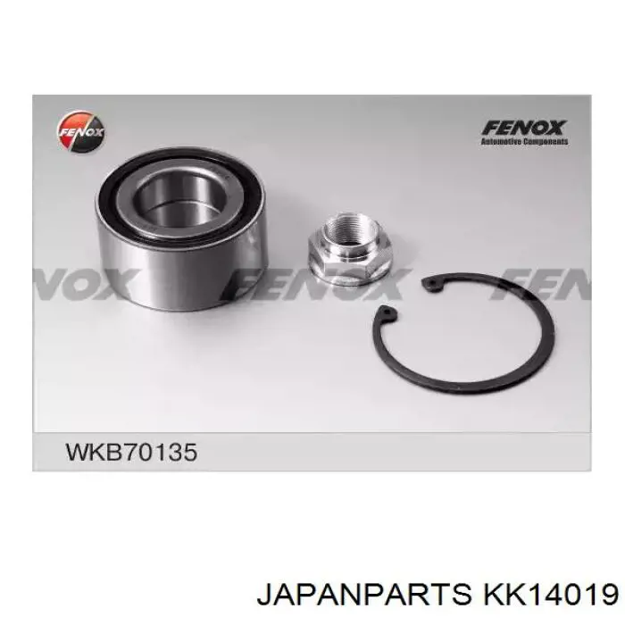 Comprar KK14019 Japan Parts Cojinete de rueda delantero
