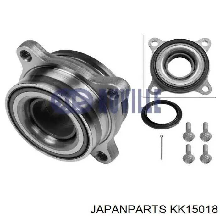 Buje de rueda delantero KK15018 Japan Parts