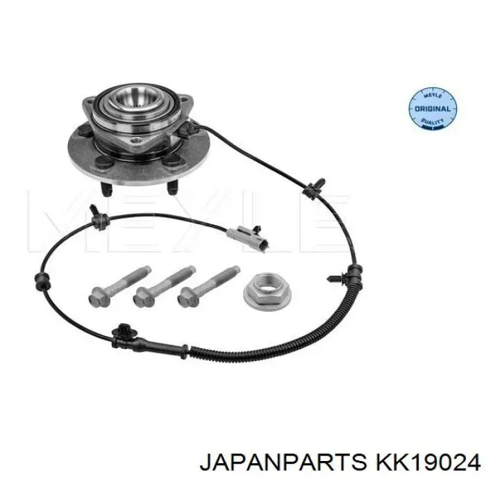 KK19024 Japan Parts cubo de rueda delantero