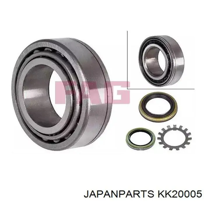 KK-20005 Japan Parts cojinete de rueda trasero