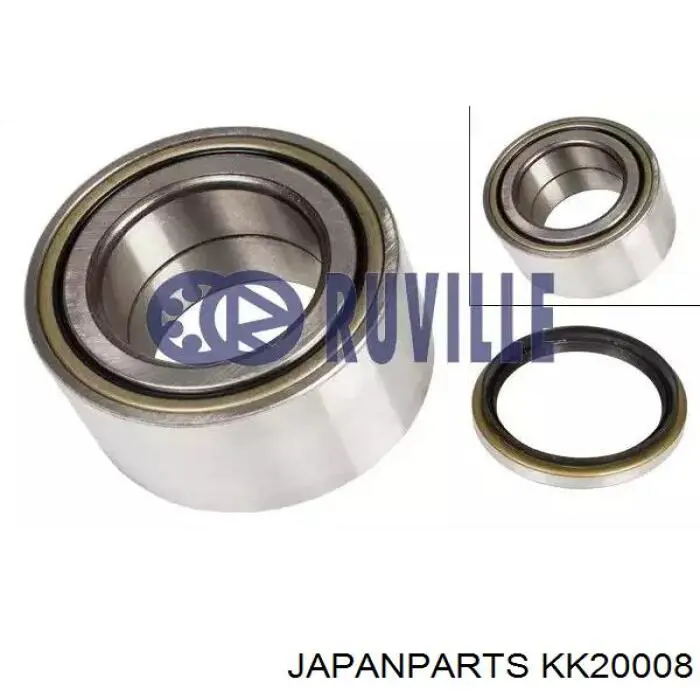 KK-20008 Japan Parts cubo de rueda trasero