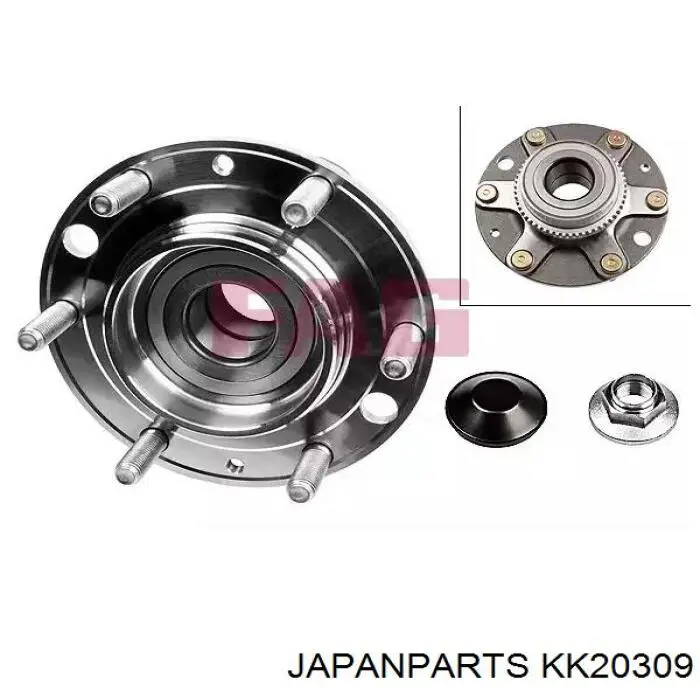 Cojinete de rueda KK20309 Japan Parts