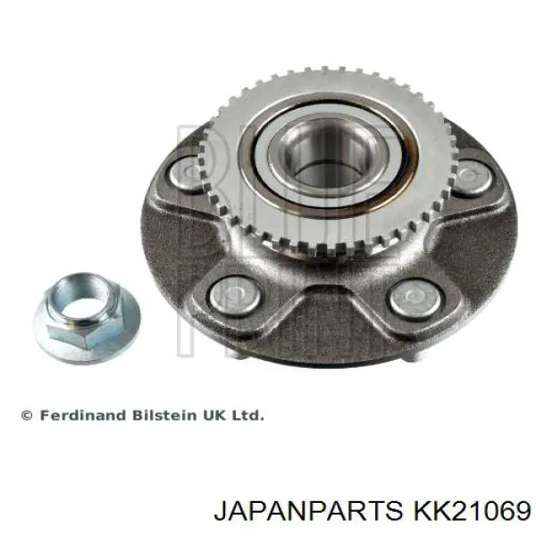 Cubo de rueda trasero KK21069 Japan Parts