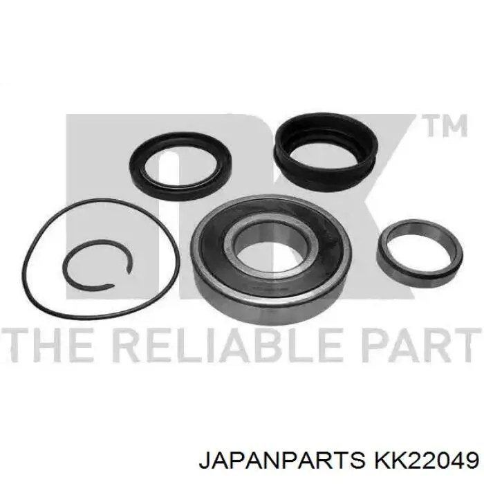 KK22049 Japan Parts cojinete, palier, eje trasero