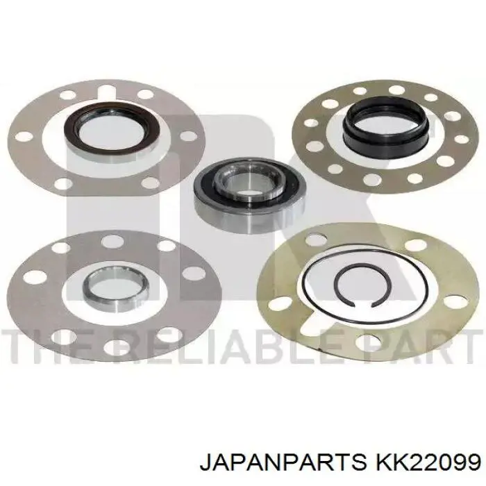Cubo de rueda trasero derecho Japan Parts KK22099