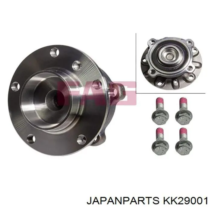 KK29001 Japan Parts Cojinete exterior del semieje trasero