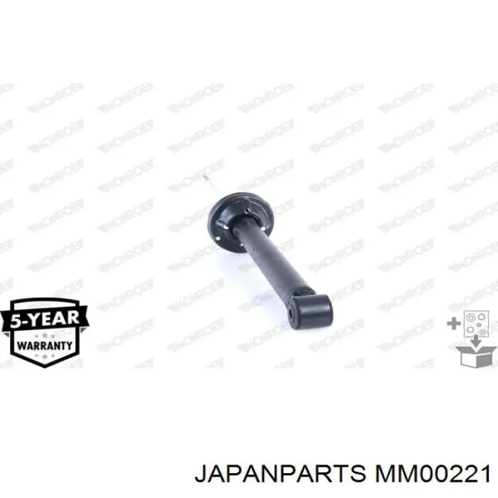 Amortiguador trasero MM00221 Japan Parts