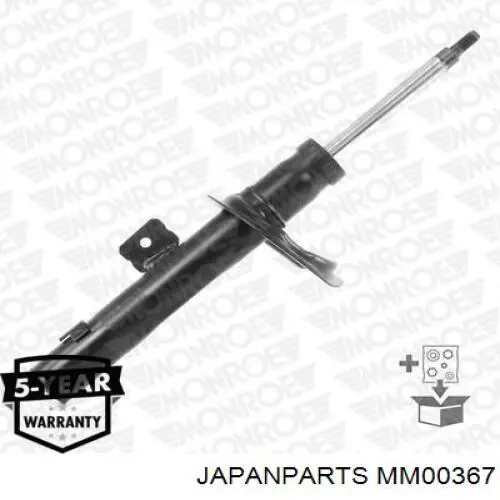 Amortiguador delantero derecho JAPANPARTS MM00367