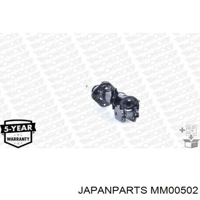 Amortiguador eje delantero derecha Japan Parts MM00502