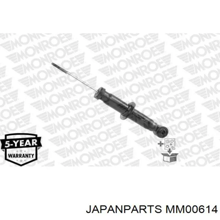 MM-00614 Japan Parts amortiguador trasero izquierdo