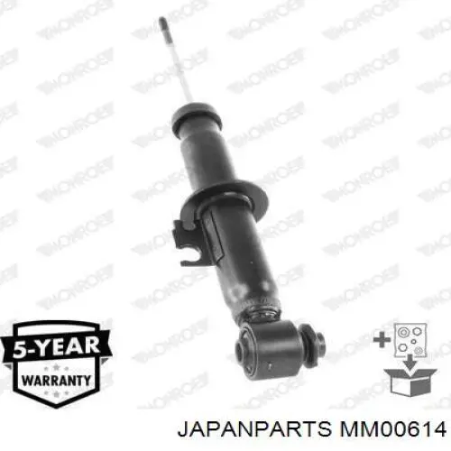 Amortiguador trasero izquierdo MM00614 Japan Parts
