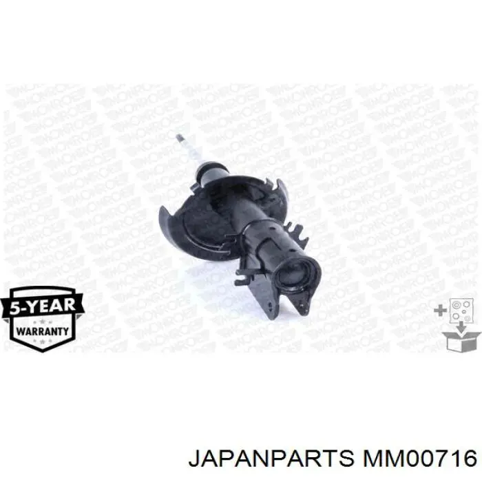 MM00716 Japan Parts amortiguador delantero izquierdo