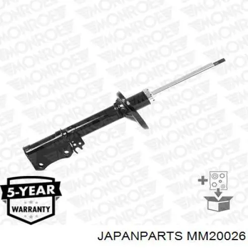 MM20026 Japan Parts amortiguador trasero izquierdo