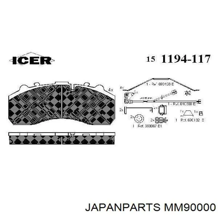Amortiguador 4656174AE Chrysler