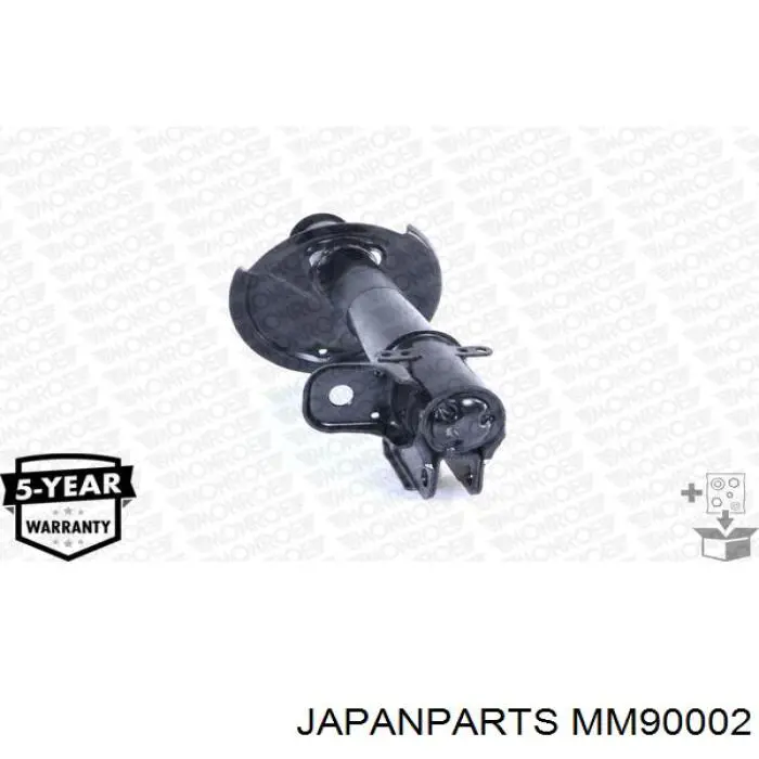 Amortiguador trasero derecho MM90002 Japan Parts