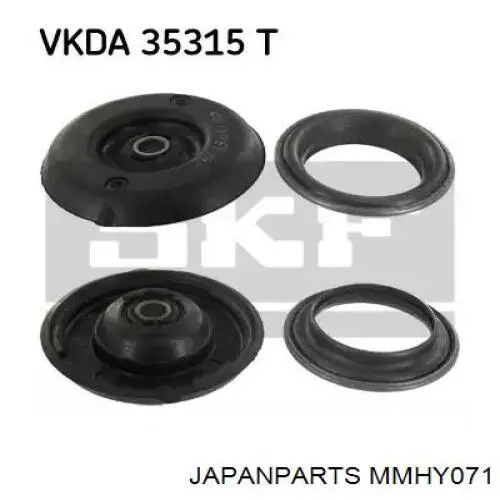Amortiguador delantero izquierdo MMHY071 Japan Parts