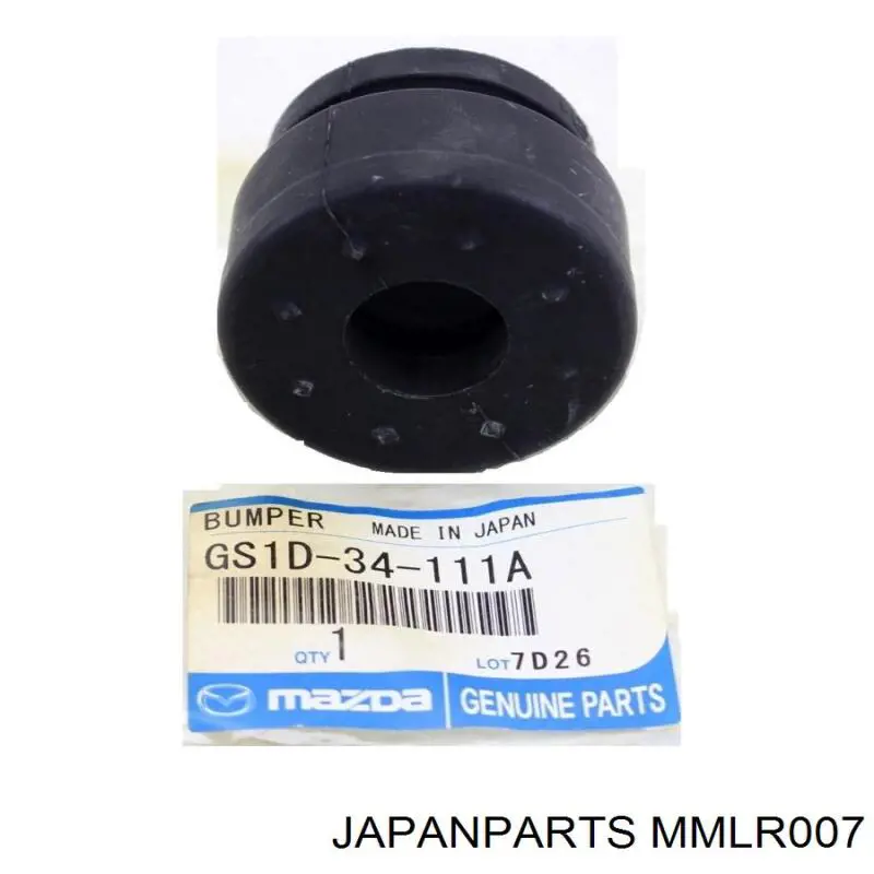 Amortiguador trasero derecho Japan Parts MMLR007