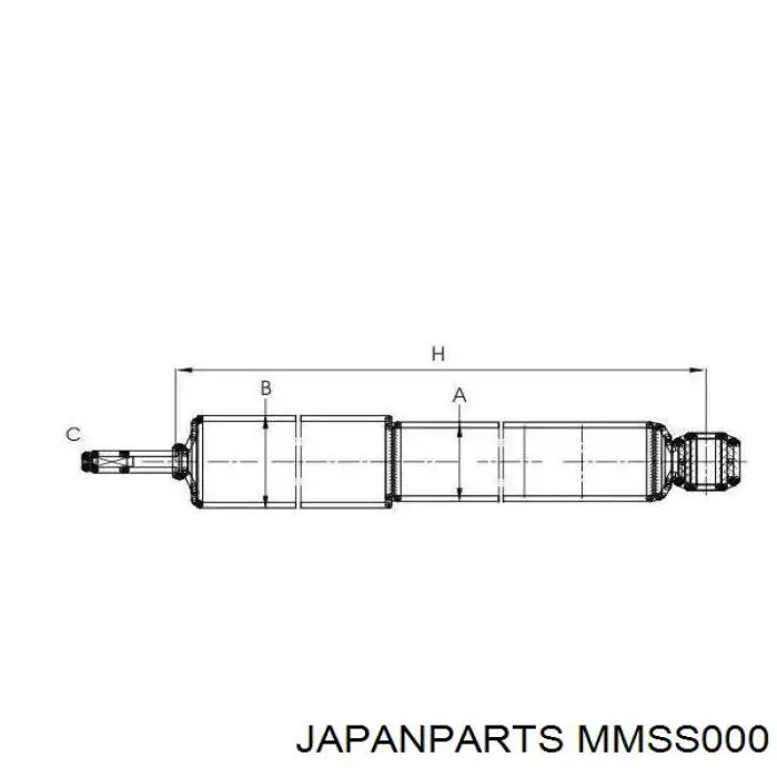 Amortiguador MMSS000 Japan Parts