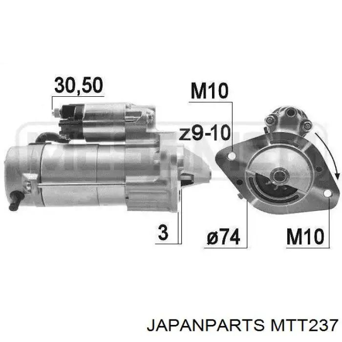 Arrancador Japan Parts MTT237