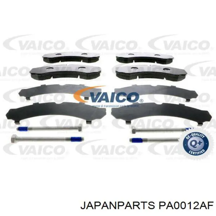Pastillas de freno delanteras Japan Parts PA0012AF