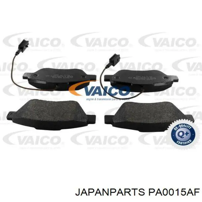 Pastillas de freno PA0015AF Japan Parts