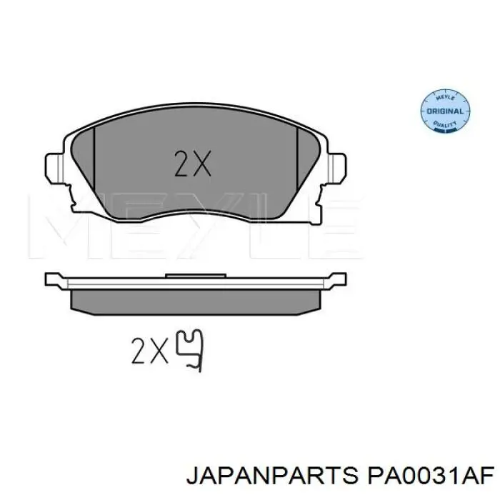 Pastillas de freno delanteras Opel Corsa F08, F68