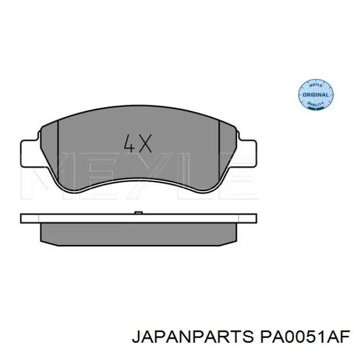 Pastillas de freno delanteras Peugeot 307 3A, 3C