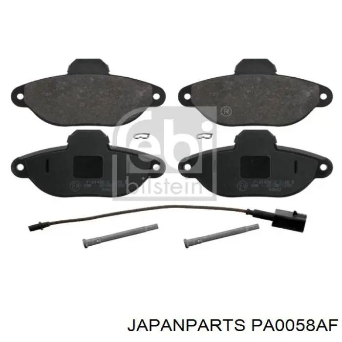Comprar BPA041401 Open Parts Pastillas delanteras de freno