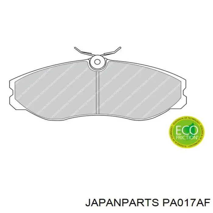 Comprar PA017AF Japan Parts Pastillas delanteras de freno