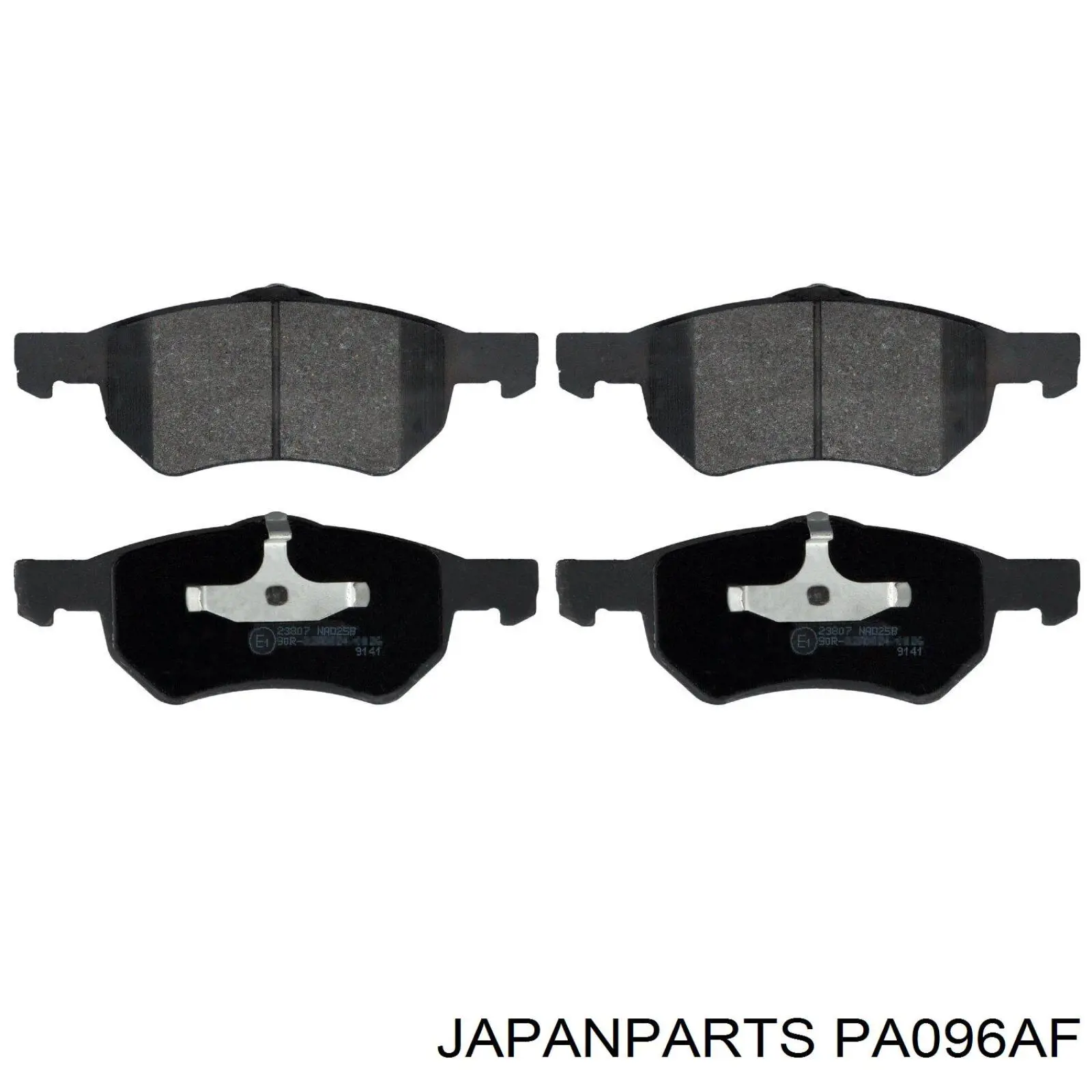 PA096AF Japan Parts pastillas de freno delanteras