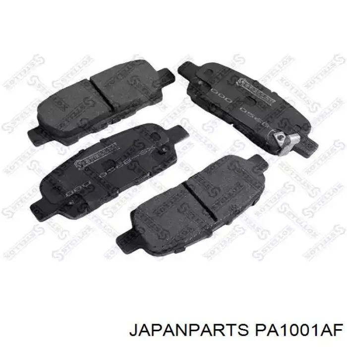 PA1001AF Japan Parts pastillas de freno delanteras