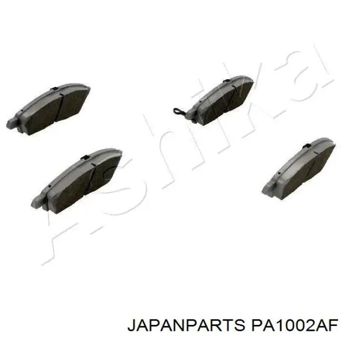 PA-1002AF Japan Parts pastillas de freno delanteras