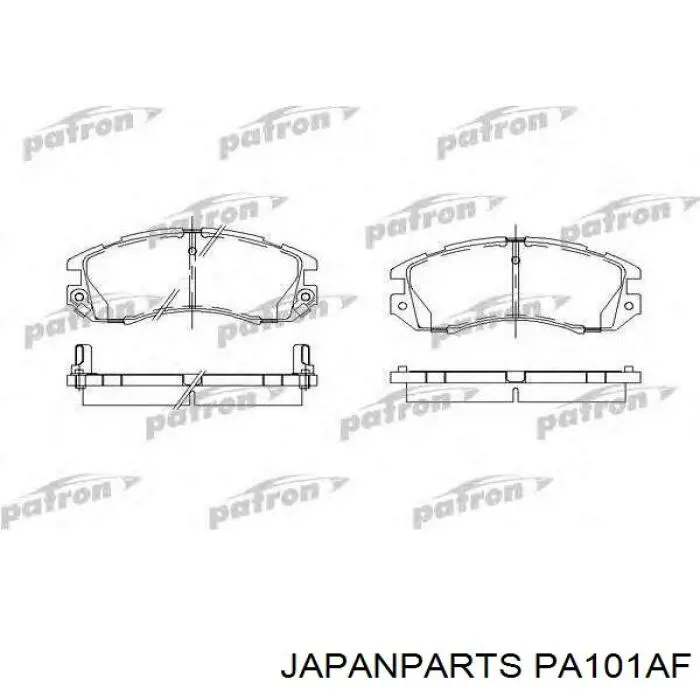 Comprar PA101AF Japan Parts Pastillas delanteras de freno