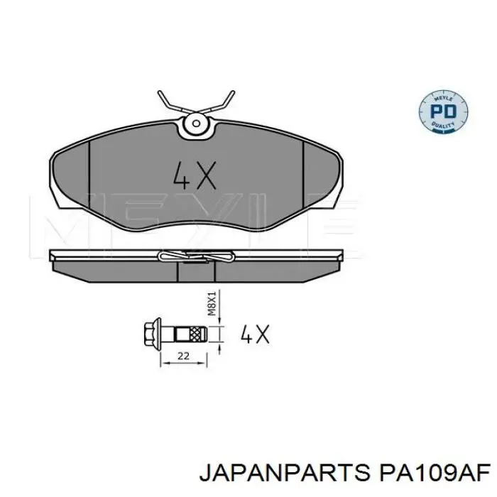 Pastillas de freno delanteras Renault Trafic 2 FL