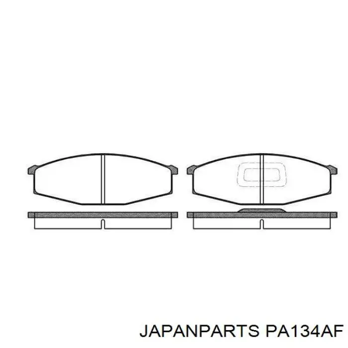 Comprar PA131AF Japan Parts Pastillas delanteras de freno