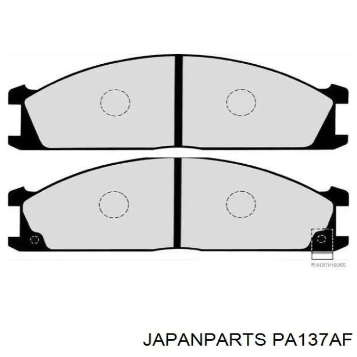 Pastillas de freno delanteras Nissan Terrano 1 WD21