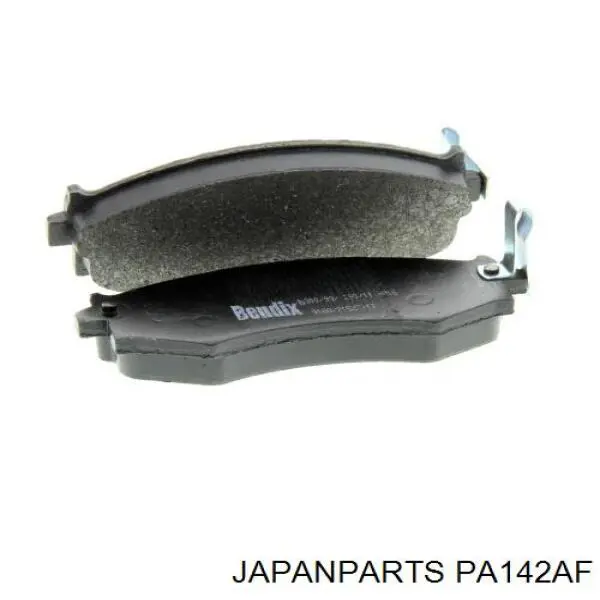 PA142AF Japan Parts pastillas de freno delanteras